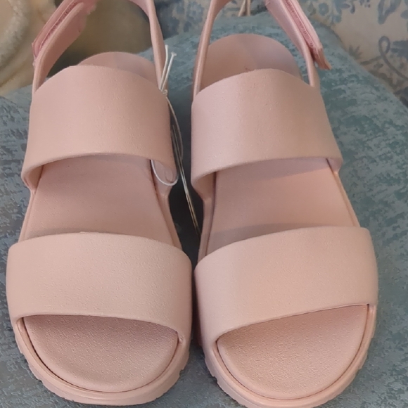 Skechers New Women's Archfit Pink Foamies Sandals - Picture 7 of 7